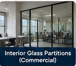 Interior Glass Partitions (Commercial)